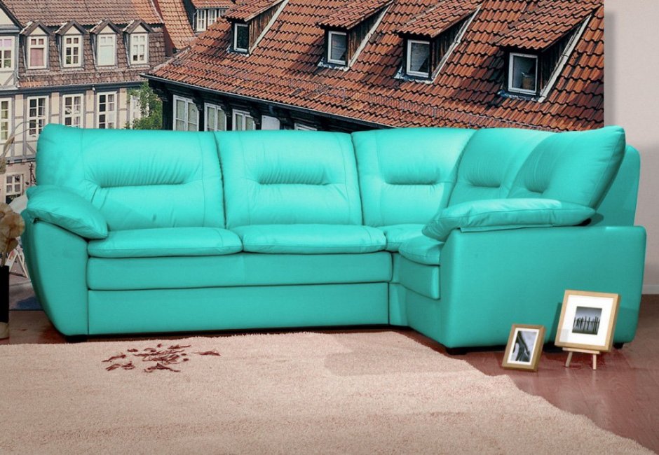 Eco δερμάτινος καναπές