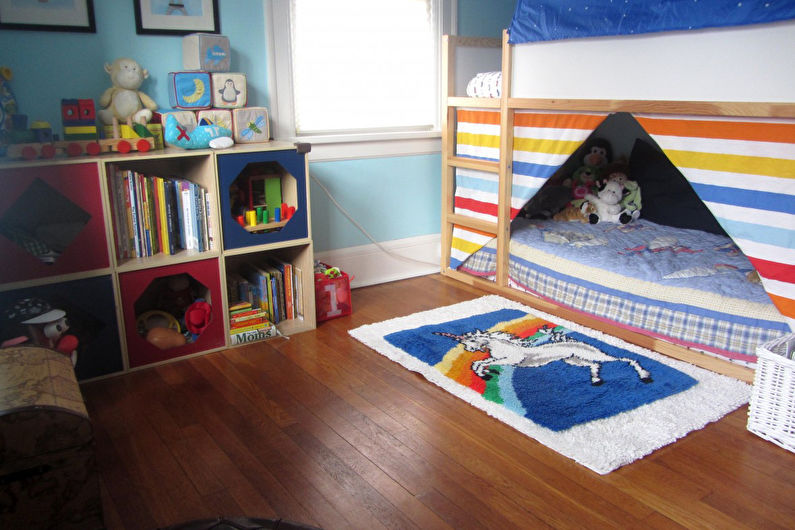 עיצוב חדרי ילדים - גימור רצפה