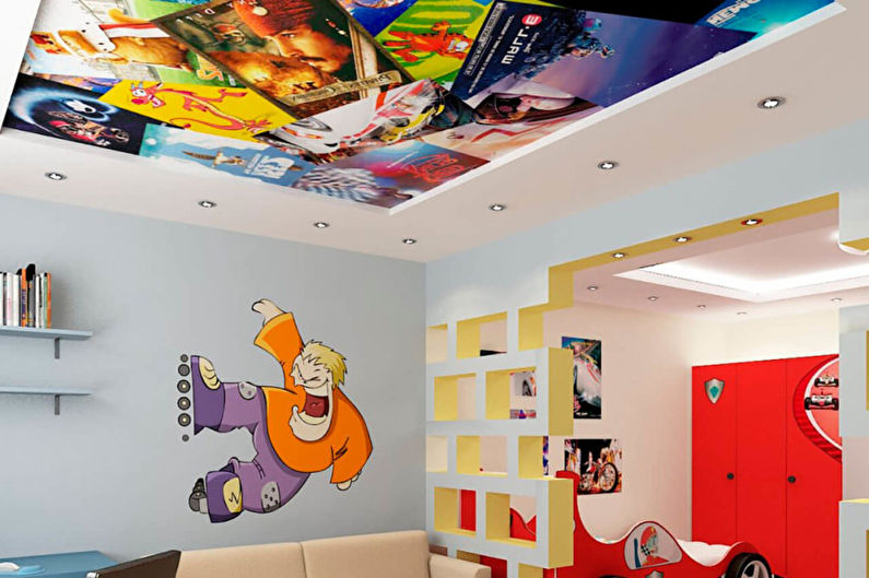 עיצוב חדר ילדים - קישוט תקרה