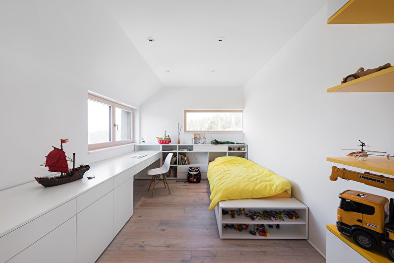 Design av ett barnrum för en pojke - val av möbler