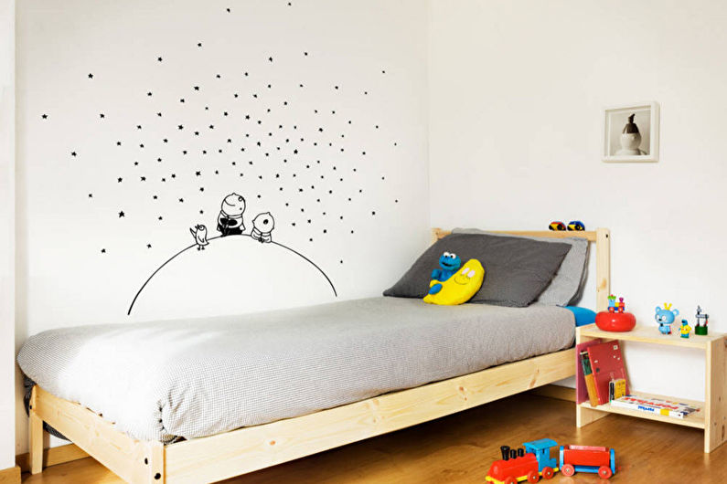 Proiectarea unei camere pentru copii pentru un băiat de la 3 la 5 ani