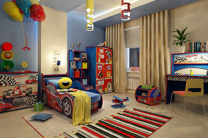 Projekt pokoju dziecięcego dla chłopca (75+ zdjęć)