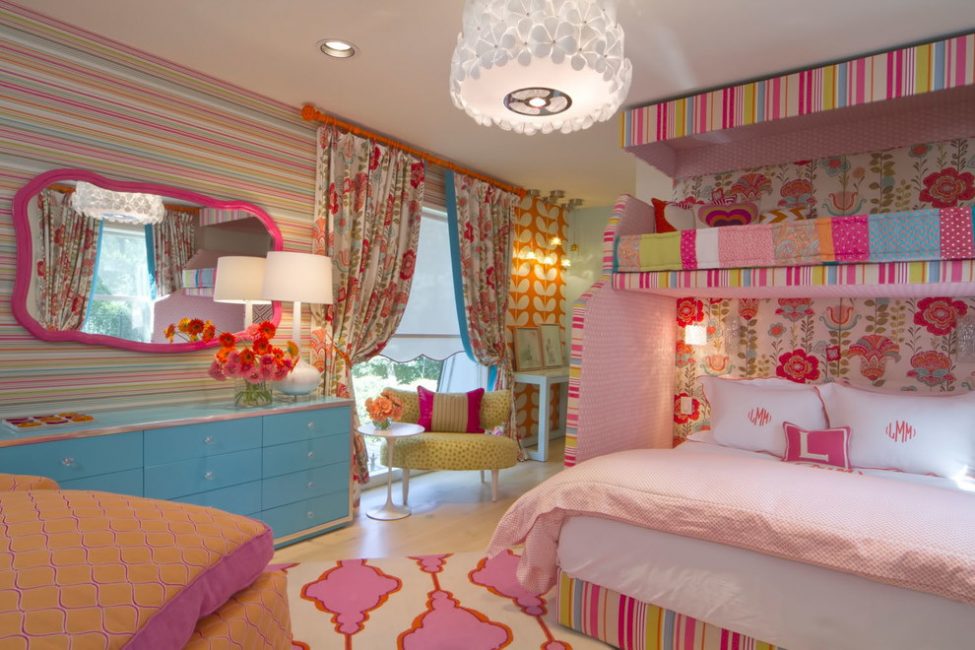 O sonho rosa de qualquer menina é um lindo quarto