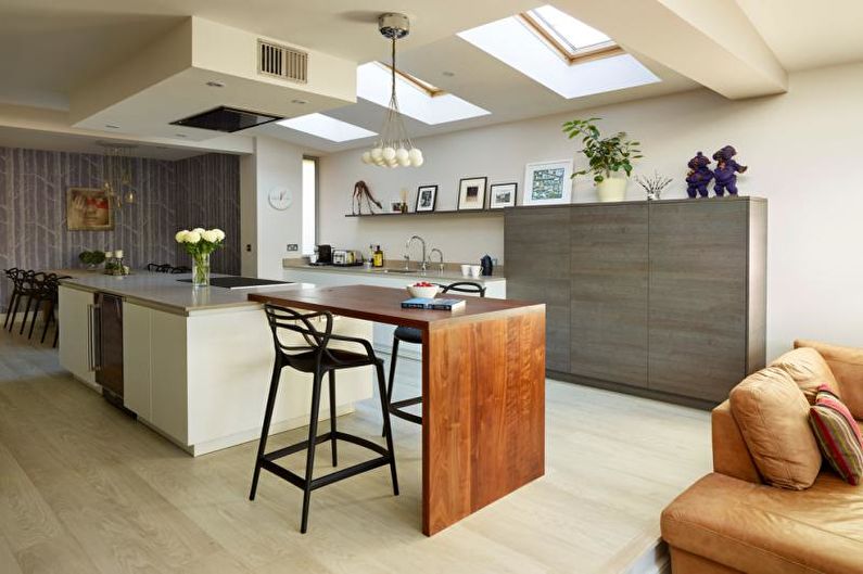 Kjøkken - Design av en to -roms leilighet