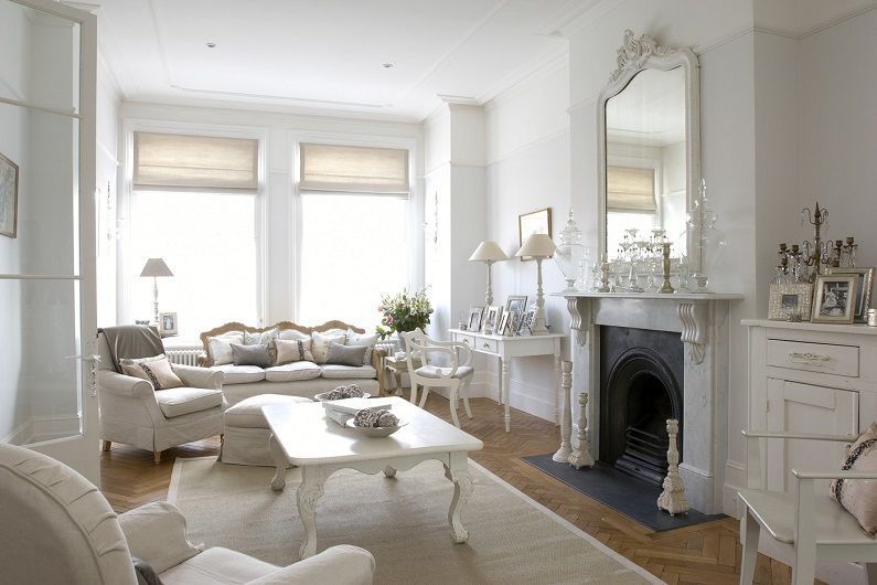 Biela obývačka 16 m2 - Interiérový dizajn