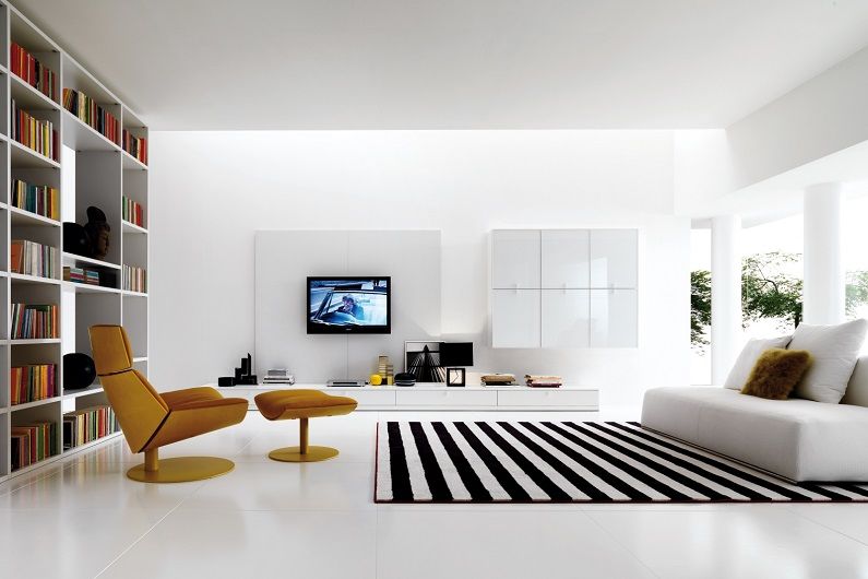 Návrh interiéru obývačky 16 m2 - Foto