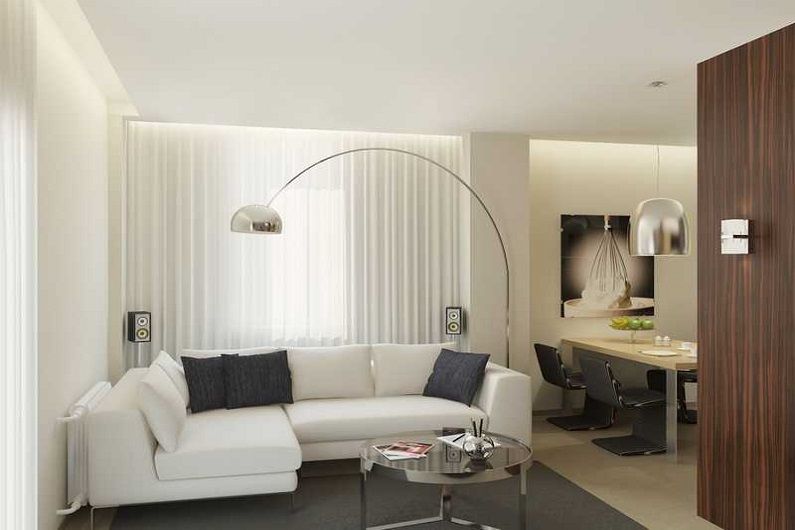 Interiérový dizajn obývačky 16 m2 - Foto