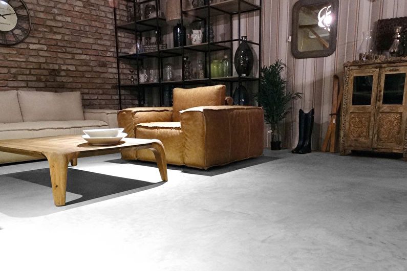 Dizajn obývačky 20 m2 - povrchová úprava podláh