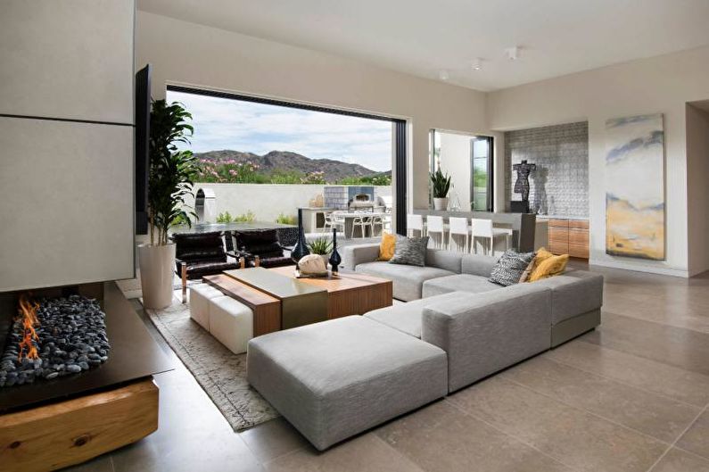 Living Room Design 2021 - Nåværende ideer