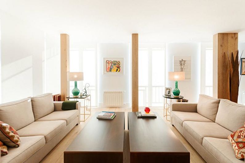 Living Room Design 2021 - Varm palett