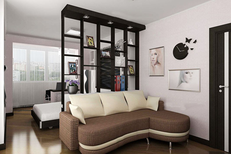 Diseño de sala de estar de dormitorio - Acabado del piso