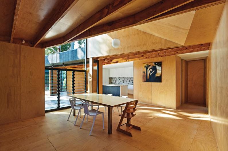 Proiectare cameră de zi la țară - Finisaj de tavan