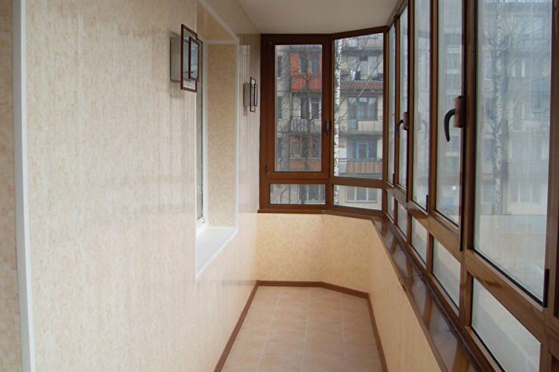 Dizajn balkóna / lodžie - podlahová úprava