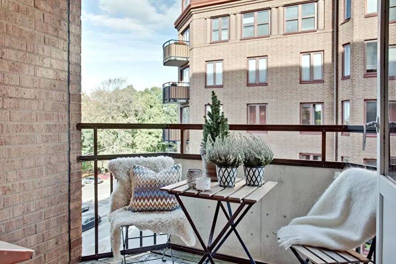 Kombinere balkong og kjøkken - Interiørdesign