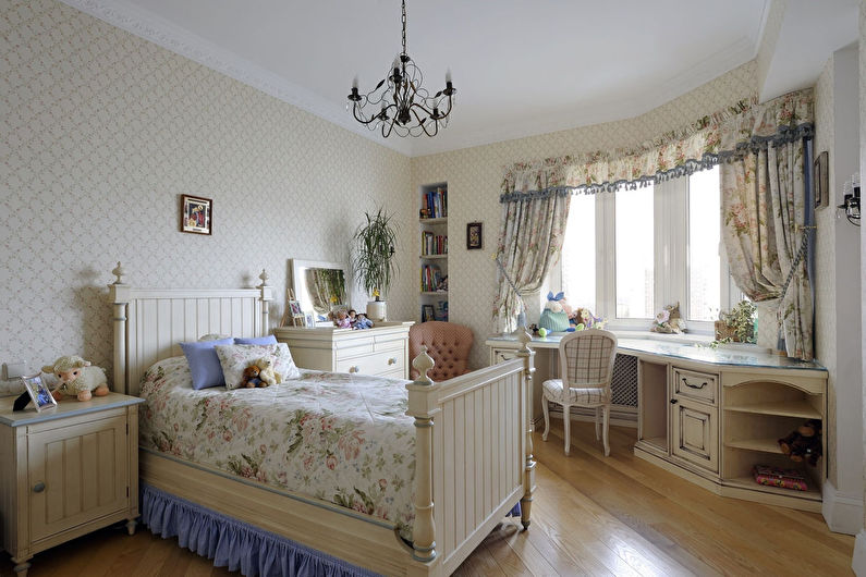 Provence Style Teenage Girl Room - Interior Design