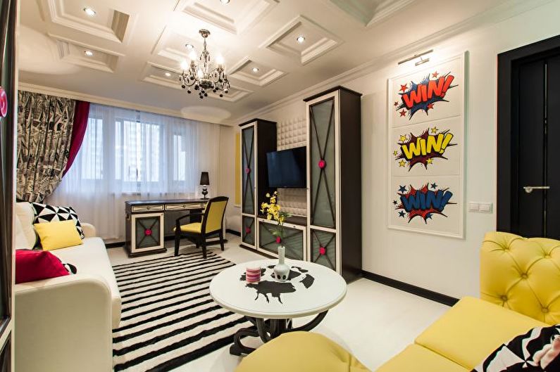 Kitsch Teen Boy Room - Interior Design