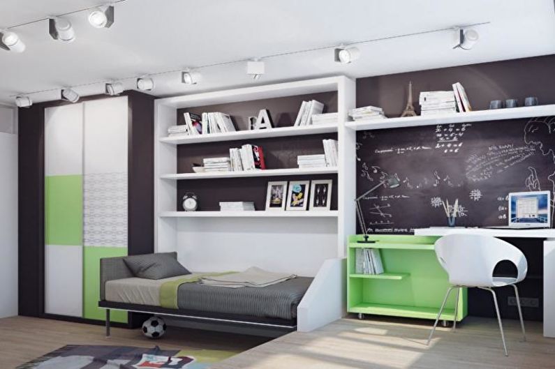 Projeto do quarto do adolescente - móveis