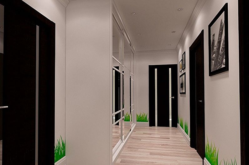 Design do corredor - decoração