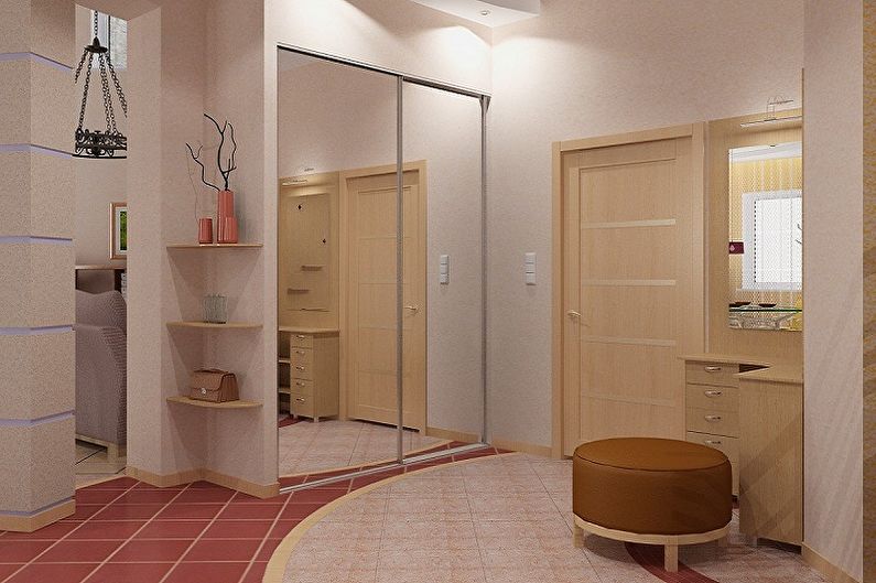 Oblikovanje hodnikov - pohištvo