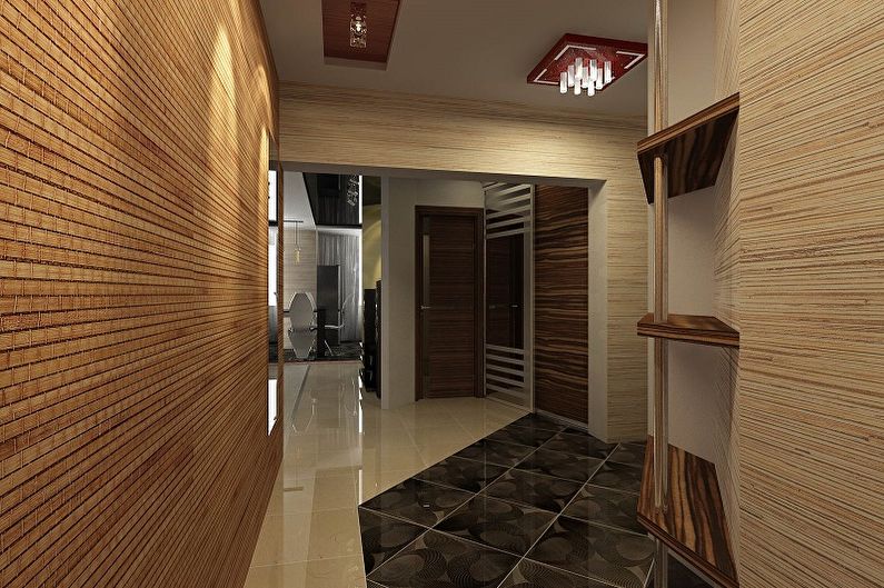 Oblikovanje hodnika v stanovanju - talna obloga