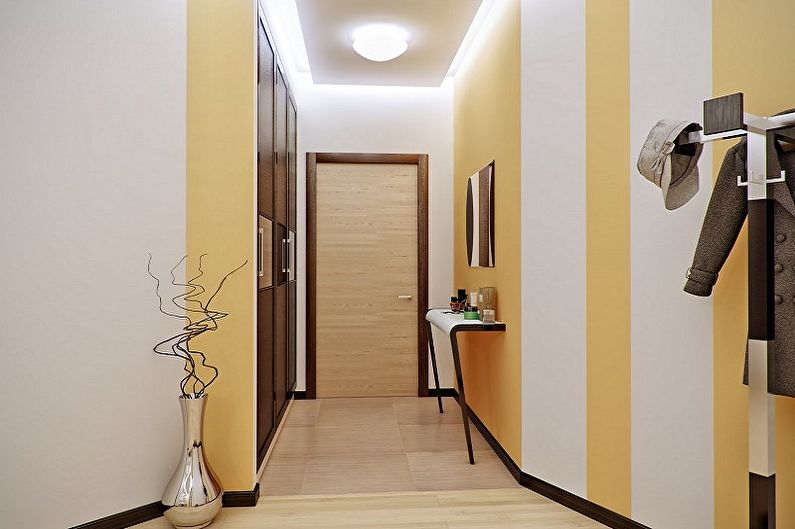 Korridor i lägenheten - inredningsfoto