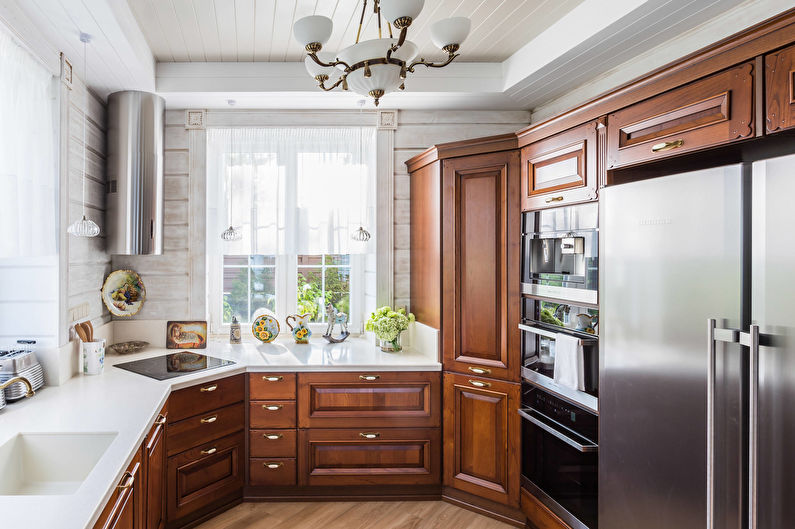 Kjøkken 11 kvm i klassisk stil - Interiørdesign