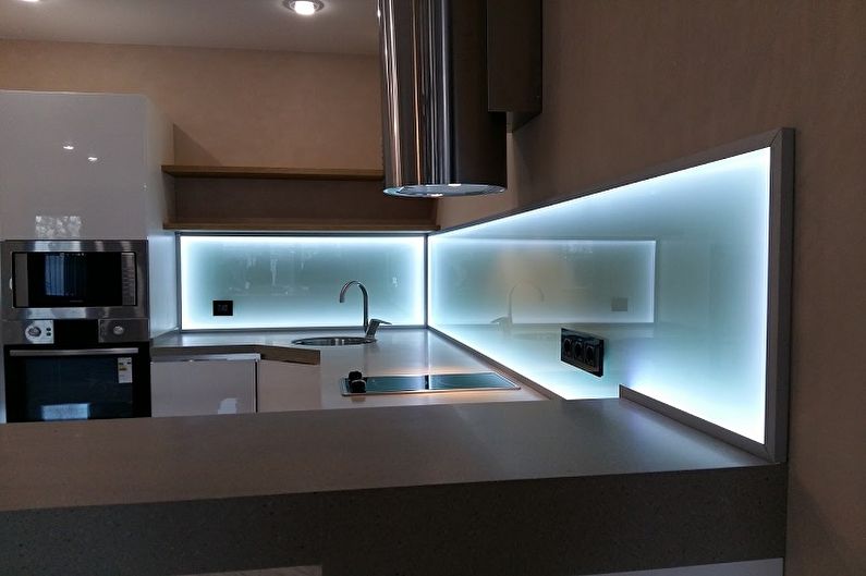 Kuchynský dizajn 13 m2 - osvetlenie