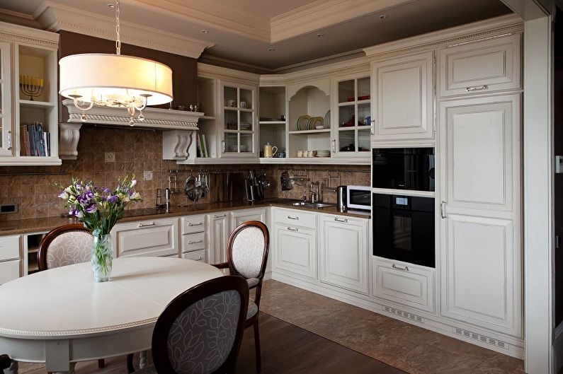 Kjøkken 13 kvm i klassisk stil - Interiørdesign