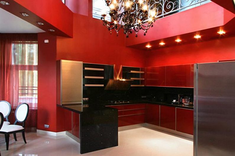 Design de interiores da cozinha 14 m². - Foto