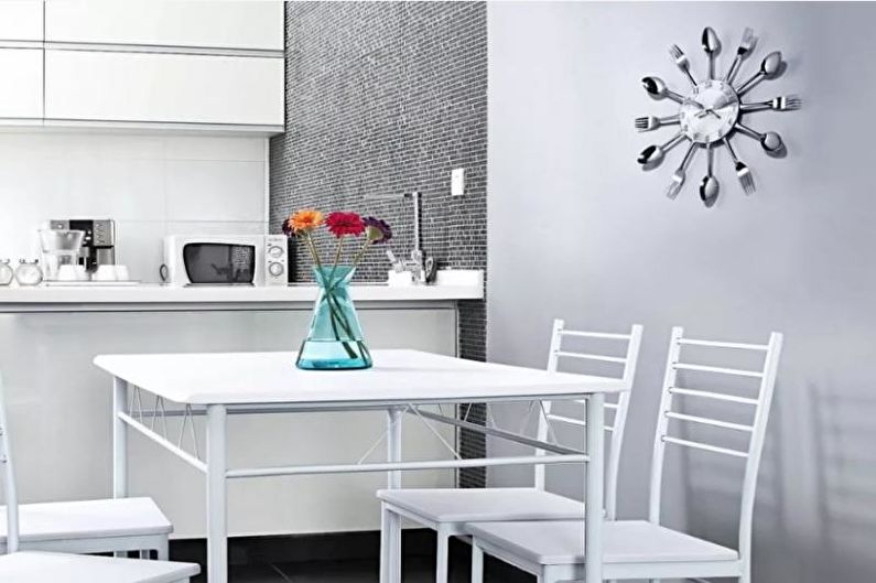 Cozinha 14 m² em estilo de alta tecnologia - design de interiores