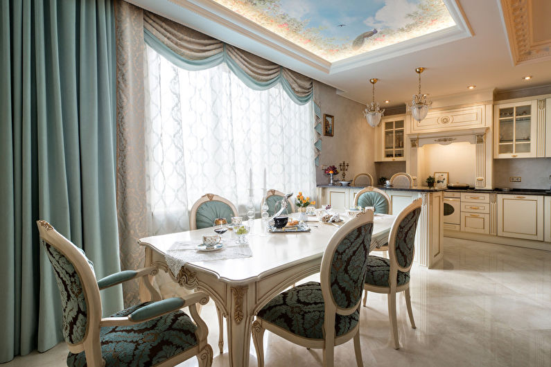 Bucătărie 20 mp în stil clasic - Design interior