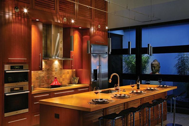 Design bucătărie 2021 în stil oriental