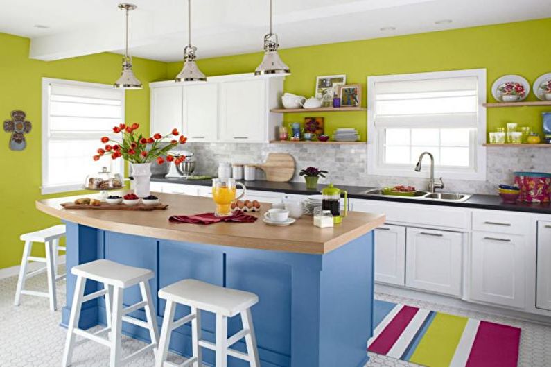 Design bucătărie 2021 - Culori
