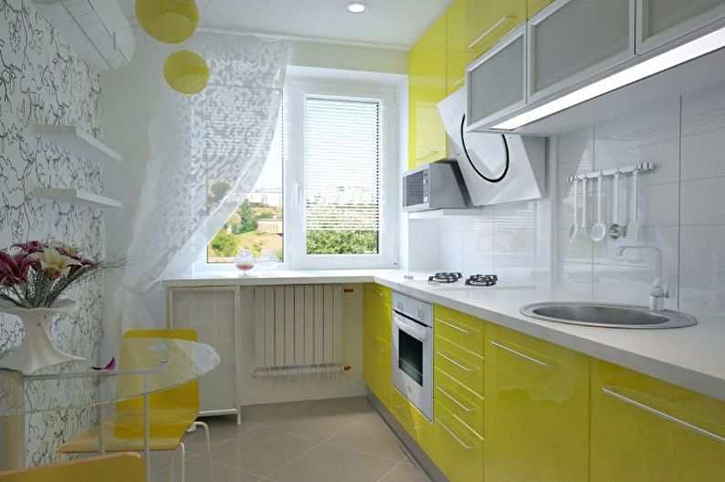Kjøkkendesign 3 x 4 meter - Farger