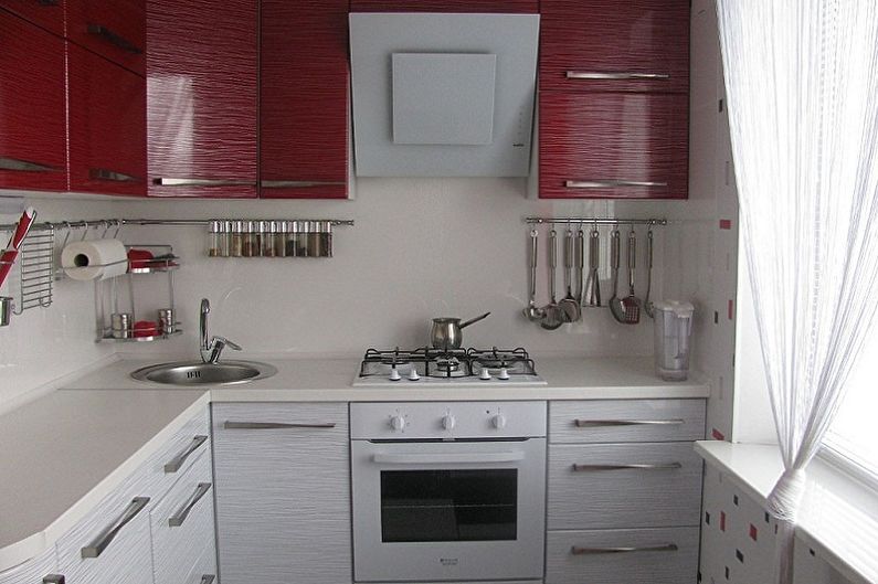 Kuchynský dizajn 4 m2 - Nábytok