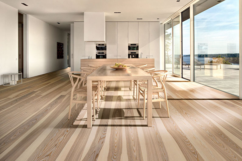 Kuchyňa 8 m2 - dizajn podlahy