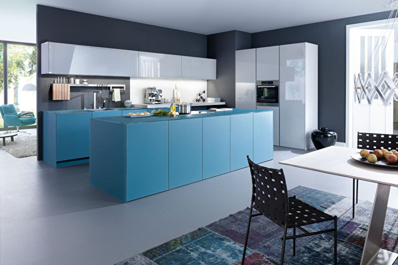 Kuchynský dizajn 8 m2 v modernom štýle