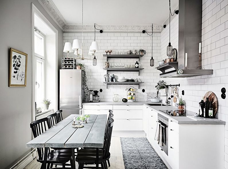 Iluminación - Diseño de cocinas de estilo escandinavo