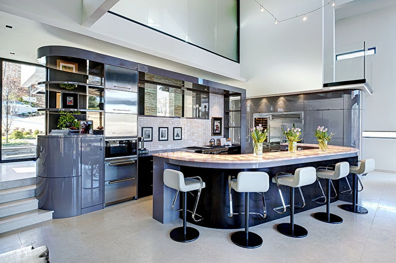 Design interior bucătărie art deco - fotografie