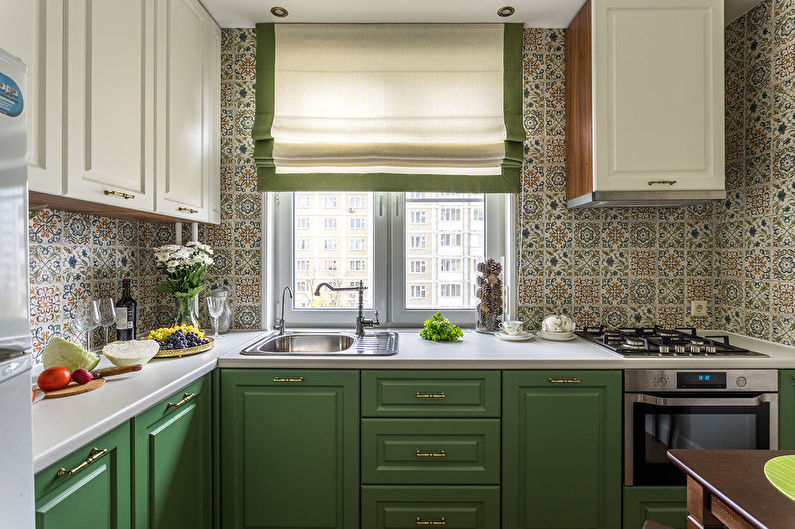 Design interior bucătărie în stil rustic - fotografie