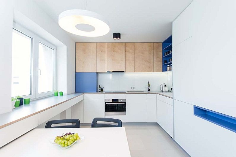 Kuchynský dizajn v štýle minimalizmu (100 fotografií)