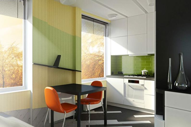 Interiérový dizajn štúdiového bytu v Chruščove - foto