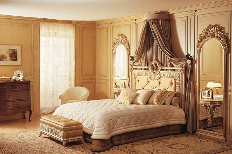 Dormitorio - Diseño de apartamento de estilo clásico