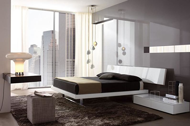 Dormitor - Design de apartament în stil modern