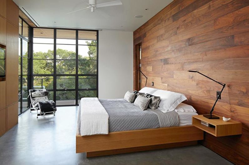 Dormitorio - Diseño de apartamento de estilo moderno