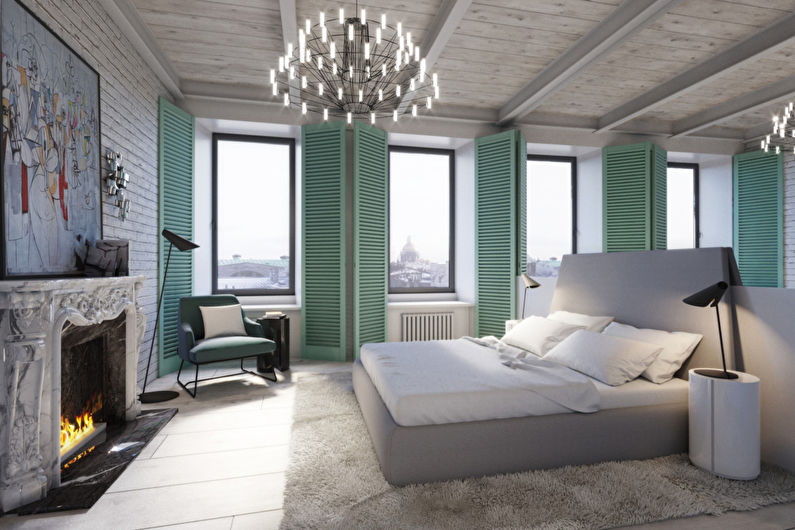 Projekt mieszkania w stylu loftu, 225 m2 - zdjęcie