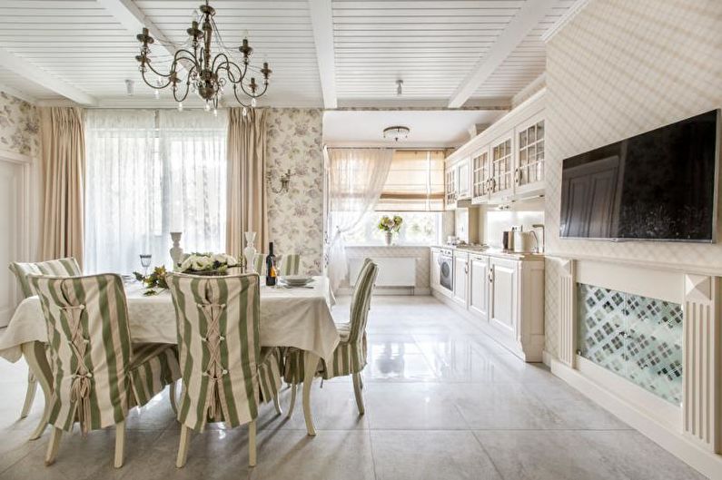 Design interior apartament în stil Provence - fotografie