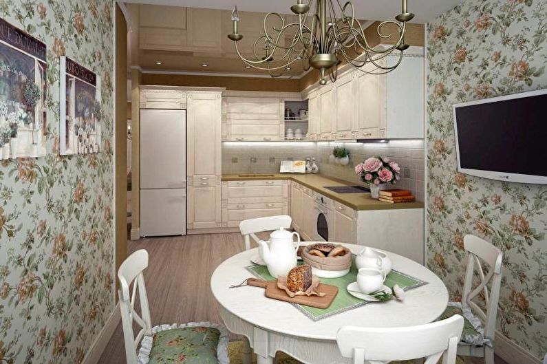 Design interior apartament în stil Provence - fotografie