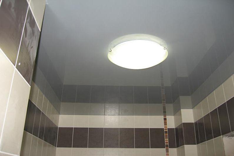 Design mic de toaletă - Finisaj de tavan
