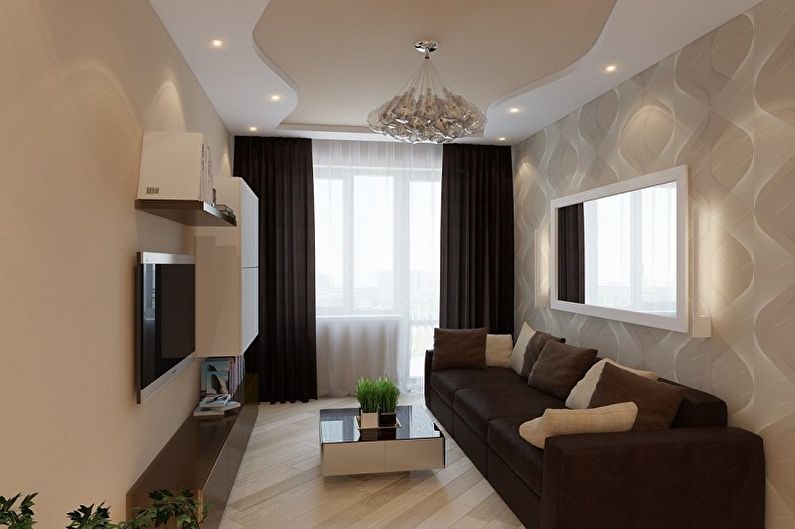 Design av litet vardagsrum - Möbler